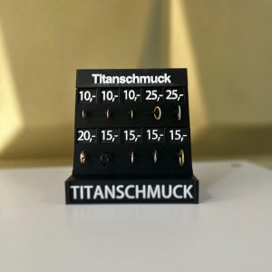 Piercingdisplay für Ringe